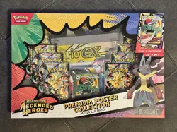 Pokemon TCG Ascended Heroes Premium Poster Collection Mega Lucario Ex - Image 1