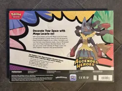 Pokemon TCG Ascended Heroes Premium Poster Collection Mega Lucario Ex - Image 2
