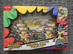 Pokemon Ascended Heroes Mega Lucario Premium Poster Collection Brand New Sealed - Image 1