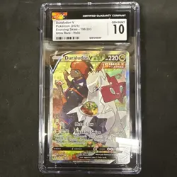 CGC 10 Duraludon V 2021 Evolving Skies 198/203 Alt Art Pokemon Card - Image 1