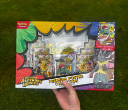 Pokemon TCG Ascended Heroes Premium Poster Collection - Mega Lucario (Sealed) - Image 1