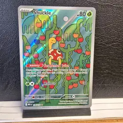 Shuckle IR 136/132 Mega Evolution Pokemon Card Illustration Rare Near Mint - Image 1