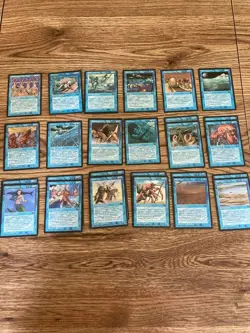 Vintage MTG Magic the Gathering Fallen Empires 120 card lot LP Or Better - Image 2