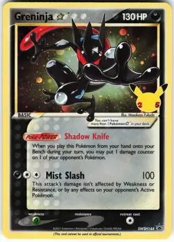 Greninja Star SWSH144 Pokemon SWSH: Sword & Shield Promo Cards Holo Promo NM - Image 1