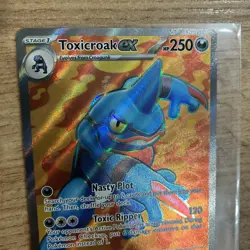 Pokemon Card Scarlet And Violet Toxicroak 232/198 Double Rare Holo Pack Fresh - Image 3