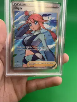 Pokemon PSA 9 MINT Skyla Shining Fates Ultra Rare Full Art 072/072! - Image 4
