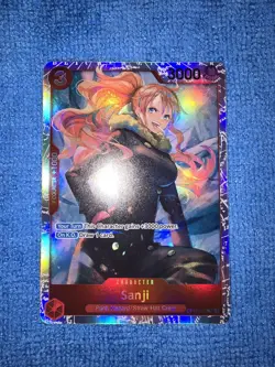 OP10-005 Sanji SR One Piece Card Game Royal Blood TCG English Playset - Image 1