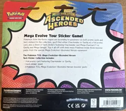Pokemon Tcg Ascended Heroes 3 Pack Blister Tech Sticker Collection Charmander - Image 2