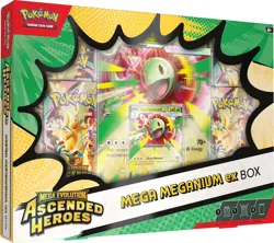 Mega Meganium EX Box -Mega Evolution Ascended Heroes Pokemon TCG Factory Sealed - Image 1