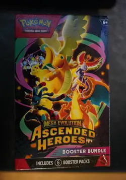 Pokemon TCG Mega Evolution—Ascended Heroes Booster Bundle Box 6 Packs English - Image 1