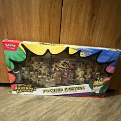 Pokemon TCG Mega Evolution Ascended Heroes Focused Fighters Promo Box Sam’s Club - Image 1