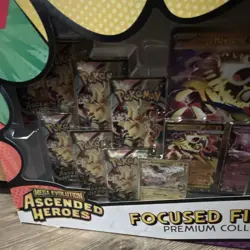Pokemon TCG Mega Evolution Ascended Heroes Focused Fighters Promo Box Sam’s Club - Image 3