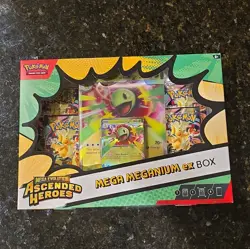 Pokemon TCG Mega Evolution: Ascended Heroes Mega Meganium ex Box Promo Oversize - Image 1