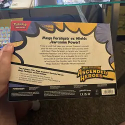 Pokemon TCG Mega Evolution Ascended Heroes Mega Feraligatr ex Box Sealed - Image 2