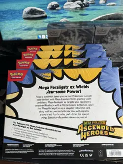 Pokemon TCG: Mega Evolution-Ascended Heroes Mega Feraligatr ex Box - Image 2