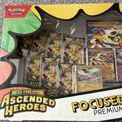 Pokemon TCG Mega Evolution-Ascended Heroes Focused Fighters Premium Box 2025 - Image 4