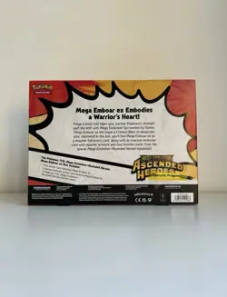 Pokemon TCG Mega Evolution Ascended Heroes Mega Emboar ex Box Booster Promo - Image 2