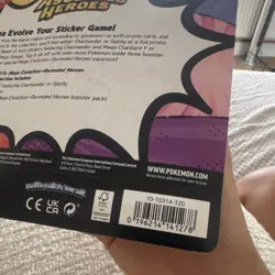 Pokemon TCG Mega Evolution Ascended Heroes 3-Pack Tech Sticker Gastly Promo - Image 3