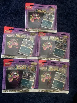 Pokemon Mega Evolutions Ascended Heroes Tech Sticker Collection Gastly Promo X5 - Image 1