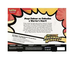 Pokemon TCG Mega Evolution Ascended Heroes Mega Emboar EX Box Brand New SEALED✅ - Image 2