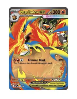 Pokemon TCG Mega Evolution Ascended Heroes Mega Emboar EX Box Brand New SEALED✅ - Image 3