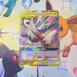 Latias & Latios GX 113/181 Holo GX Rare Team Up Pokemon LP - Image 1