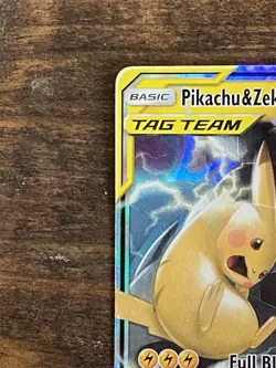 Pikachu & Zekrom GX 33/181 Team Up Holo Ultra Rare Pokemon Card - Image 5