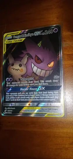 Gengar & Mimikyu GX 165/181 - Team Up - Ultra Rare Holo Pokemon Card Mint - Image 3