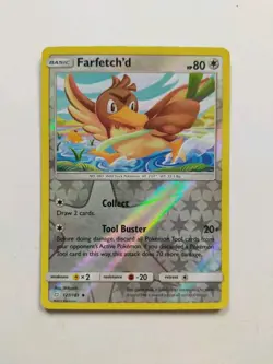 Farfetch'd Reverse Holo 127/181 Team Up Pokemon Card English LP Shibuzoh TCG Art - Image 1