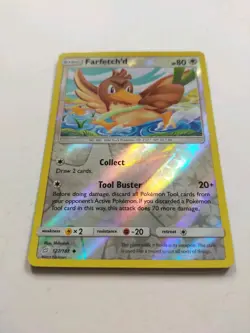 Farfetch'd Reverse Holo 127/181 Team Up Pokemon Card English LP Shibuzoh TCG Art - Image 2