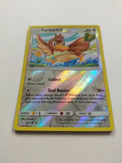 Farfetch'd Reverse Holo 127/181 Team Up Pokemon Card English LP Shibuzoh TCG Art - Image 3