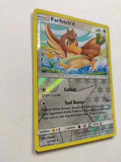 Farfetch'd Reverse Holo 127/181 Team Up Pokemon Card English LP Shibuzoh TCG Art - Image 4
