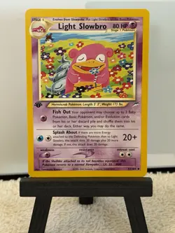 Light Slowbro 51/105 1st Edition Neo Destiny Uncommon Pokemon TCG LP - Image 1