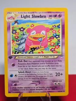 Light Slowbro 51/105 1st Edition Neo Destiny Uncommon Pokemon TCG - Image 1
