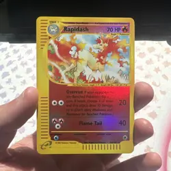 Pokemon TCG Rapidash 26/165 Expedition Base Set Reverse Holo Rare 2002 Near Mint - Image 1