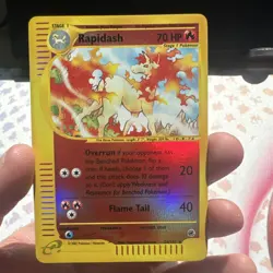Pokemon TCG Rapidash 26/165 Expedition Base Set Reverse Holo Rare 2002 Near Mint - Image 2