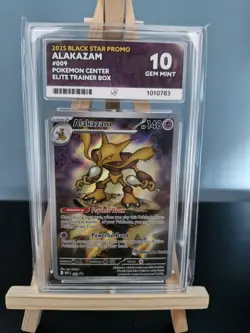 Alakazam - Pokemon Centre Stamped - 2025 Black Star Promo - ACE GEM MINT 10 - Image 1