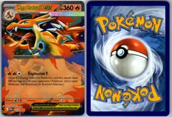 Pokemon TCG Mega Charizard ex X MEP 029 and Y MEP 030 Black Star Promo - Pair - Image 1