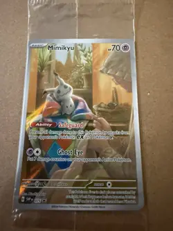 Pokemon TCG Mimikyu Scarlet & Violet Promo Card 075/Promo Near Mint Condition - Image 1