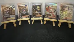 Pokemon TCG Full Art Trainer Lot 5: Roxanne, Arven, Penny +2 - Image 1