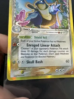 NM! Blastoise (2/100) EX Crystal Guardians Delta Species Holo Pokemon Card! - Image 5