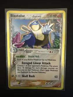 Blastoise (2/100) EX Crystal Guardians Delta Species Holo Pokemon Card! - Image 1