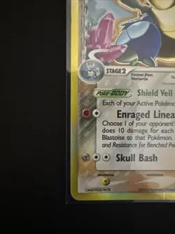 Blastoise (2/100) EX Crystal Guardians Delta Species Holo Pokemon Card! - Image 5