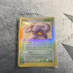 Pokemon TCG - Arbok 29/100 Reverse Holo Foil Ex Sandstorm E Series Tcg Card Game - Image 1