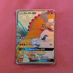 Ho-Oh GX SV50/SV94 Hidden Fates Shiny Vault Pokemon Card - NM - Image 1