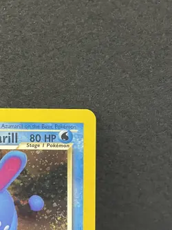 SWIRL Light Azumarill 13/105 Holo Rare Neo Destiny Pokemon Holo NM Yuka Morii - Image 3
