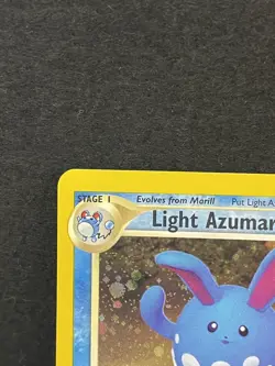 SWIRL Light Azumarill 13/105 Holo Rare Neo Destiny Pokemon Holo NM Yuka Morii - Image 4