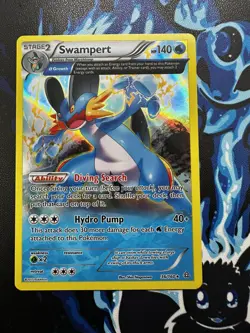 Swampert (Alpha) 36/160 XY Primal Clash Holo Pokemon Card - Image 1