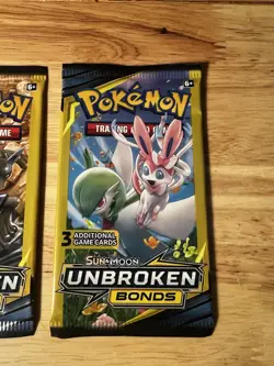 Pokemon Sun & Moon Unbroken Bonds - 4 packs - Art set - factory sealed - Image 5