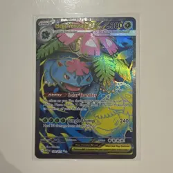 Pokemon TCG Mega Venusaur EX Full Art Holo Ultra Rare 155/132 mega Evolutions - Image 1